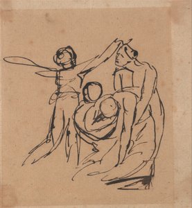 Mourning Group by George Romney